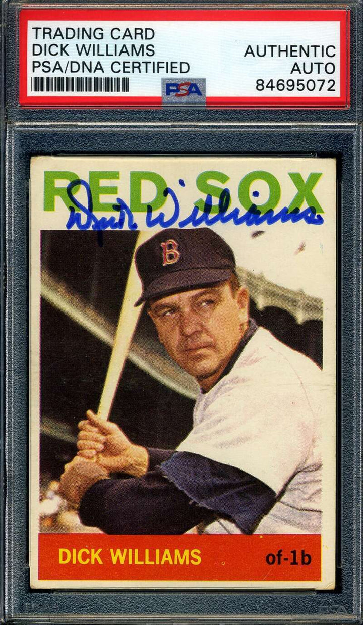 Dick Williams PSA DNA Signed 1964 Topps Autograph