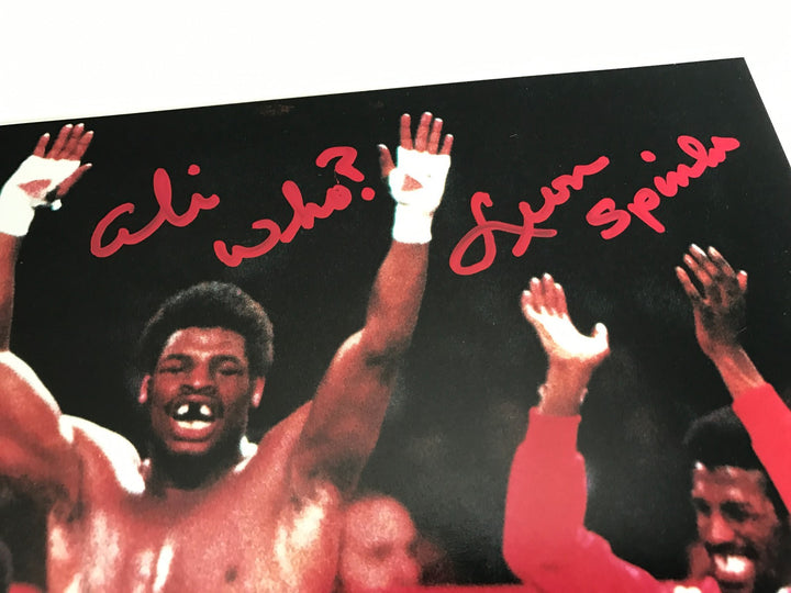 Leon Spinks Signed 8x10 Inscribed COA Inscriptagraphs Michael 8x Muhammad Ali