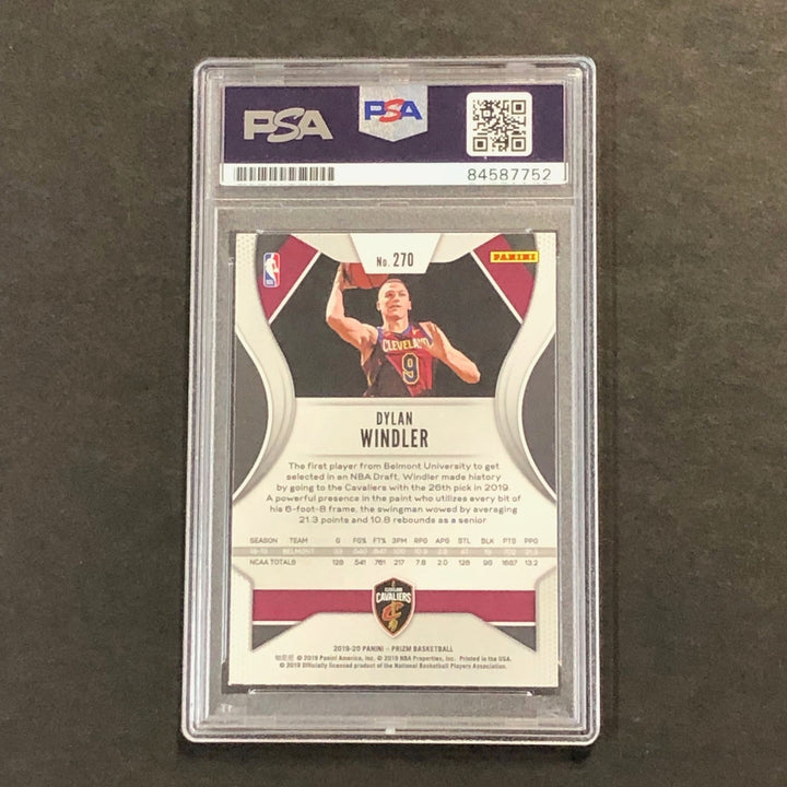 2019 Panini Prizm #270 Dylan Windler Signed Card AUTO PSA Slabbed RC Cavaliers