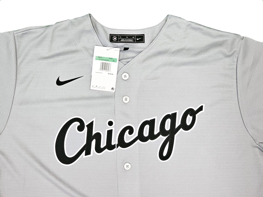 Chicago White Sox Bo Jackson Signed Gray Nike Jersey Size XL Beckett Wit