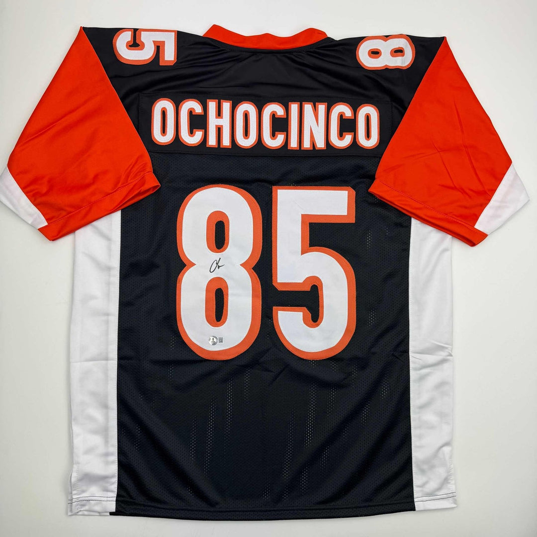 Signed CHAD OCHOCINCO (Johnson) Cincinnati Black Jersey JSA COA Auto