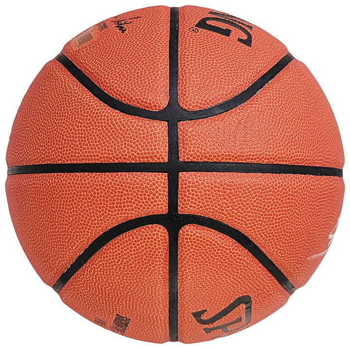 Manu Ginobili Signed Official Spalding Sig Series Basketball Spurs Beckett Wit