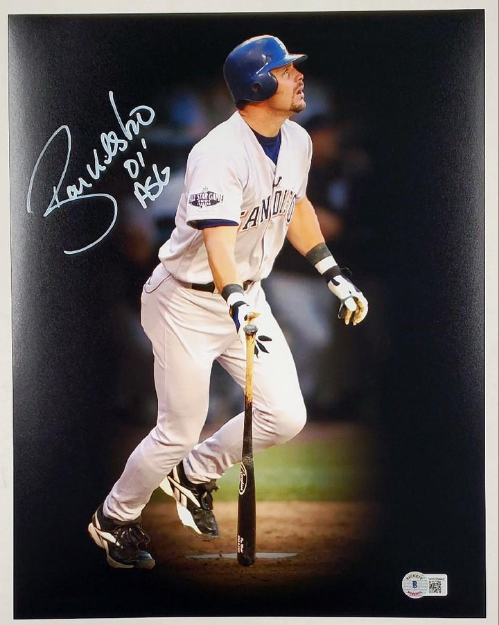 Ryan Klesko signed "01 ASG" 11x14 photo Padres ~ BAS Beckett Witness Holo