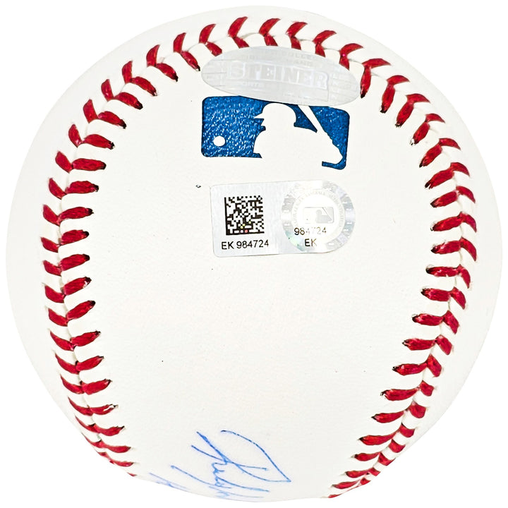 Rickey Henderson Signed MLB Baseball Oakland A's, Yankees HOF 2009 MLB & Steiner