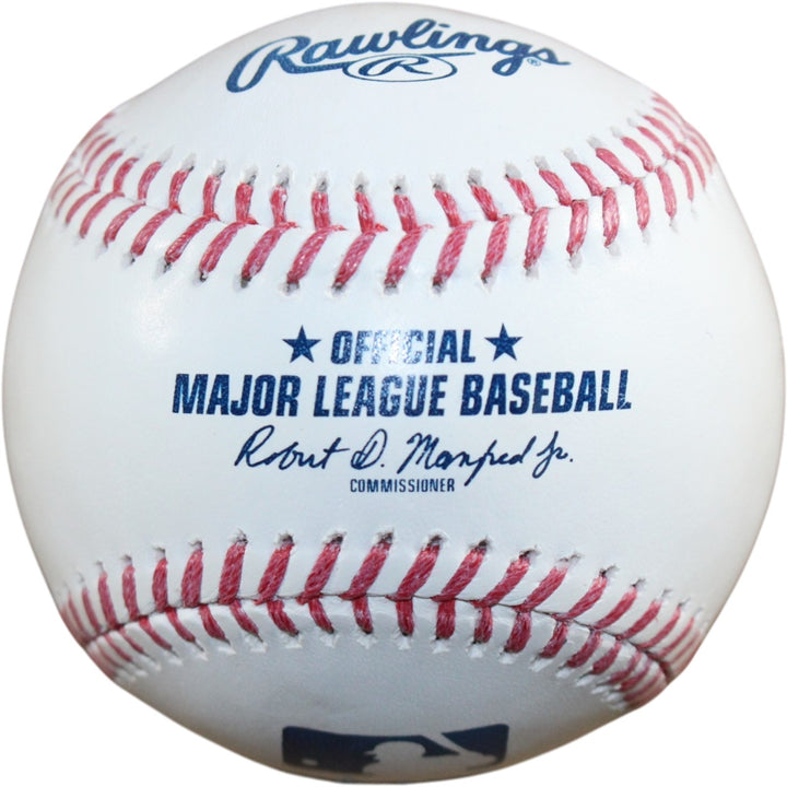 Jacob Misiorowski Autographed/Signed Milwaukee Brewers OML Baseball Prova 57937