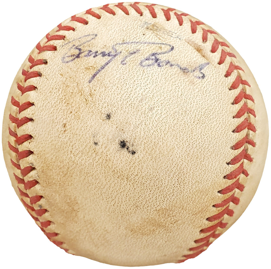Barry Bonds Signed Official Game Used NCAA Championship Baseball ASU Vintage BAS
