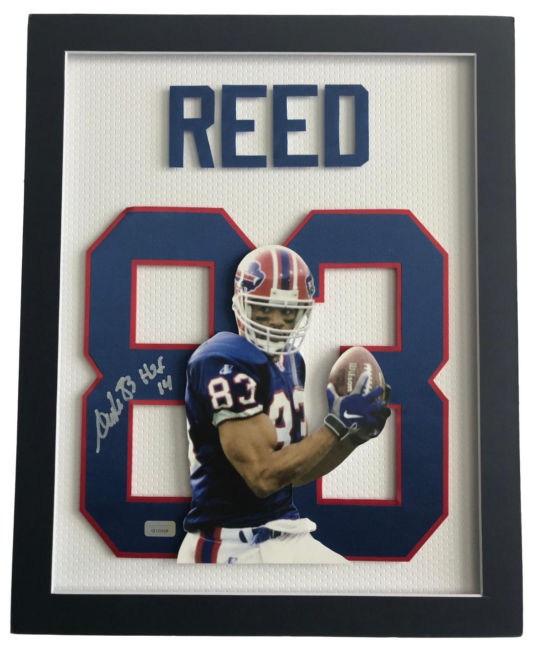 Andre Reed Signed 3D Jersey Photo Autograph COA 16x20 Inscribed Buffalo Bills