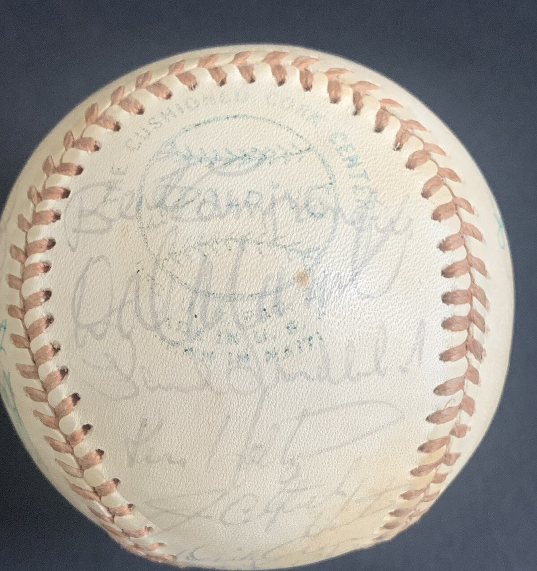 1974 Oakland A's WS Team Signed Baseball 31 Auto Reggie Jackson Jim Hunter Jsa