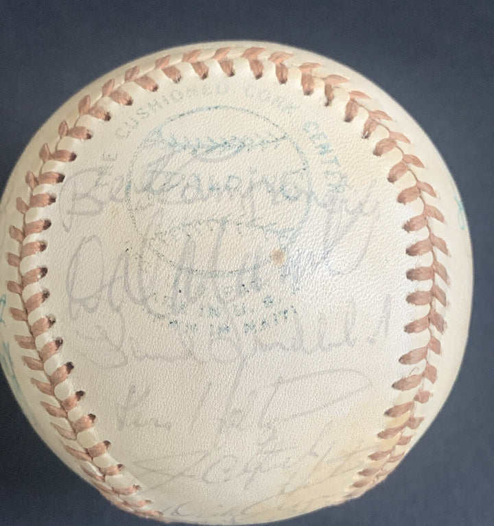 1974 Oakland A's WS Team Signed Baseball 31 Auto Reggie Jackson Jim Hunter Jsa