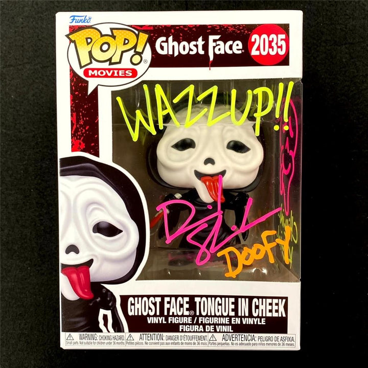 David Sheridan signed inscribed Doofy Scary Movie Ghost Face Funko Pop auto JSA