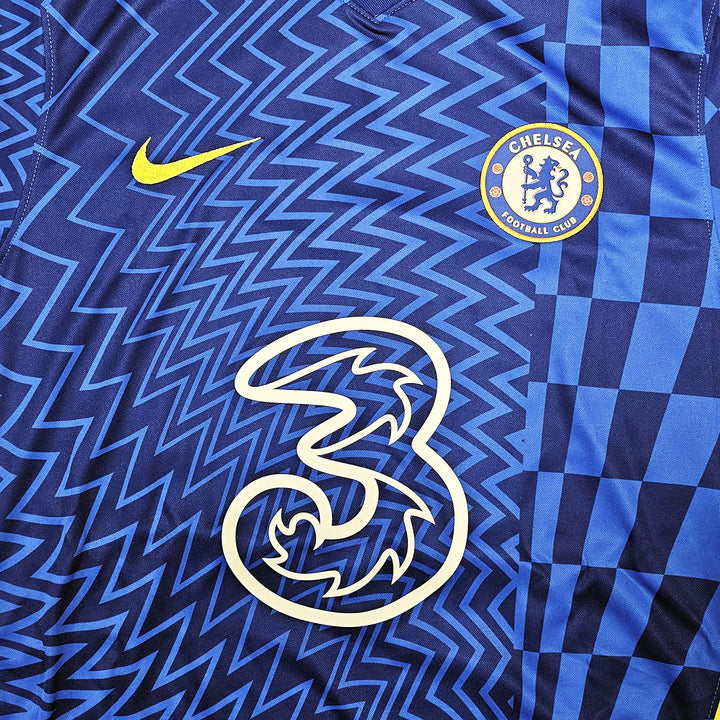 Chelsea F.C. Mason Mount Auto Signed Blue Nike Jersey Size M in Silver Beckett