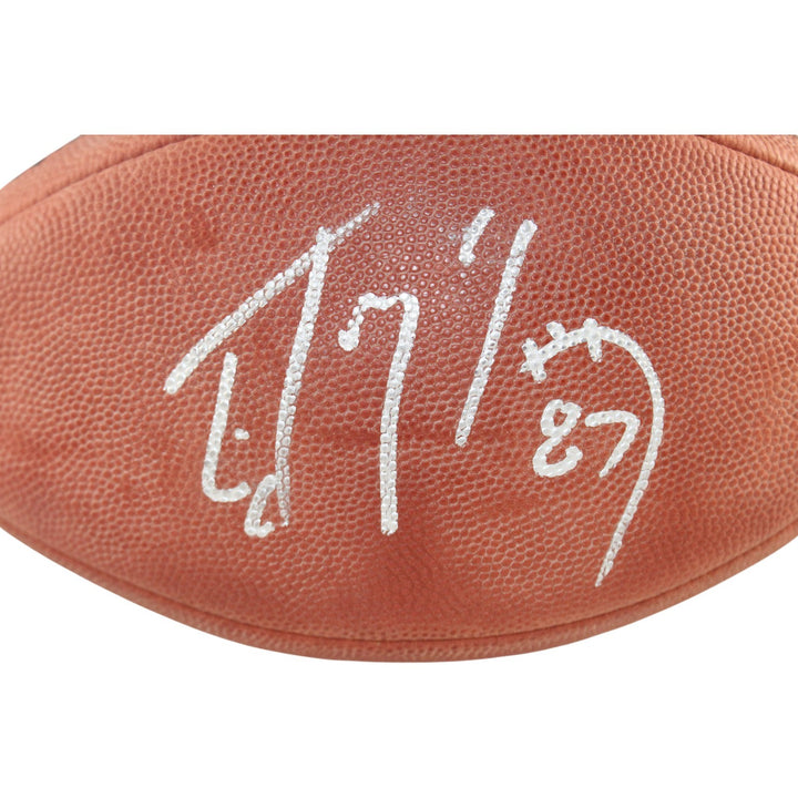 Ed McCaffrey Signed Denver Broncos SB XXXIII Wilson Football Deflated BAS 54981