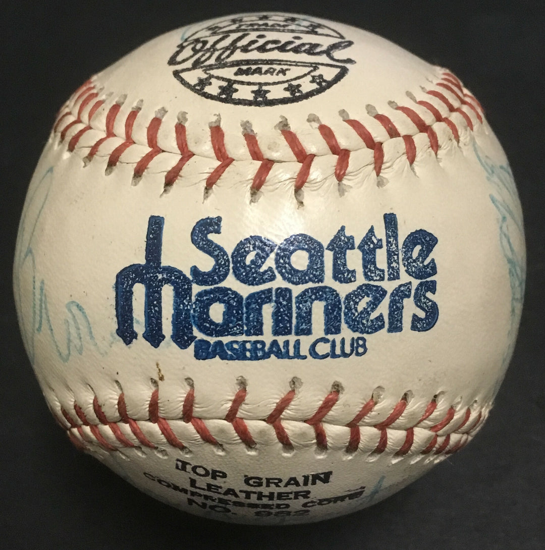 1979 Mariners Red Sox signed baseball 14 auto Bill Mazeroski Jonny Pesky COA