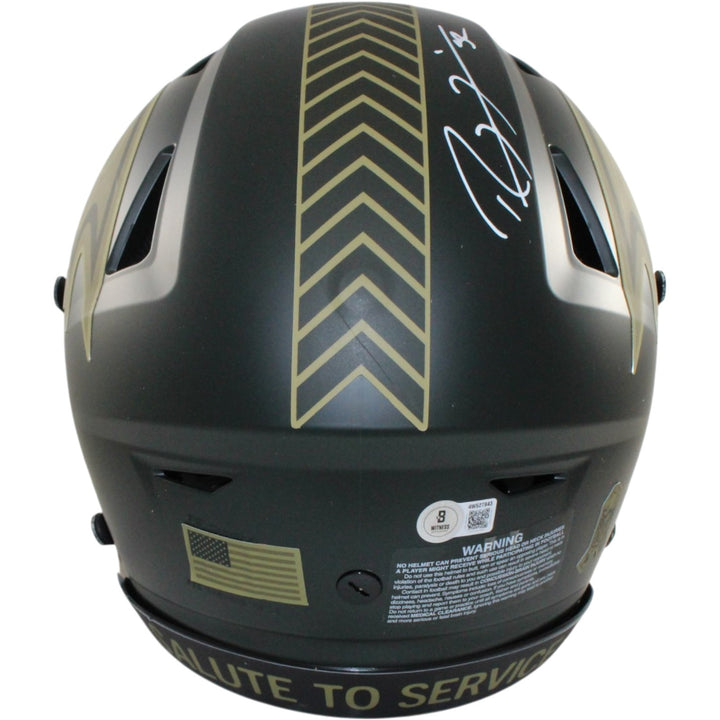 Ray Lewis Autographed Baltimore Ravens SpeedFlex 25 STS Helmet Beckett W 56150