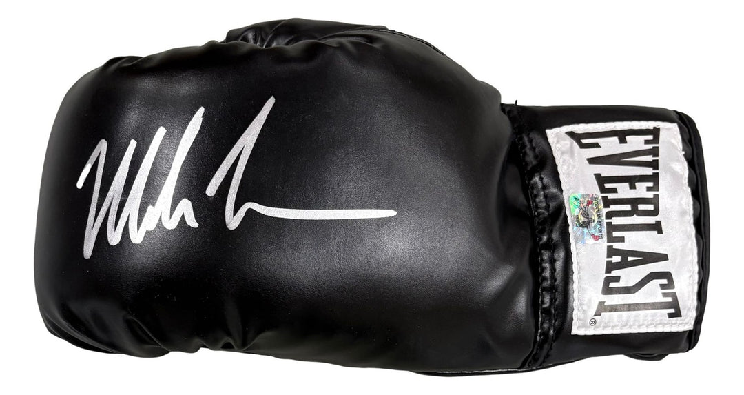 Mike Tyson Signed Black Everlast Left Hand Boxing Glove Tyson Hologram