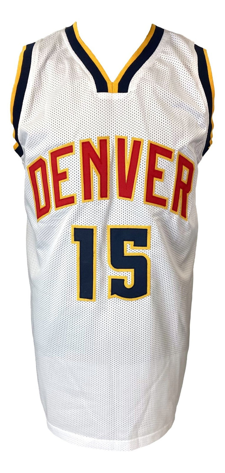 Nikola Jokic Denver Signed White Basketball Jersey BAS