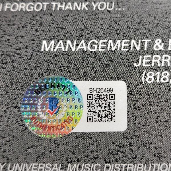 Ice Cube signed N.W.A. NWA Straight Outta Compton vinyl record LP Beckett BAS