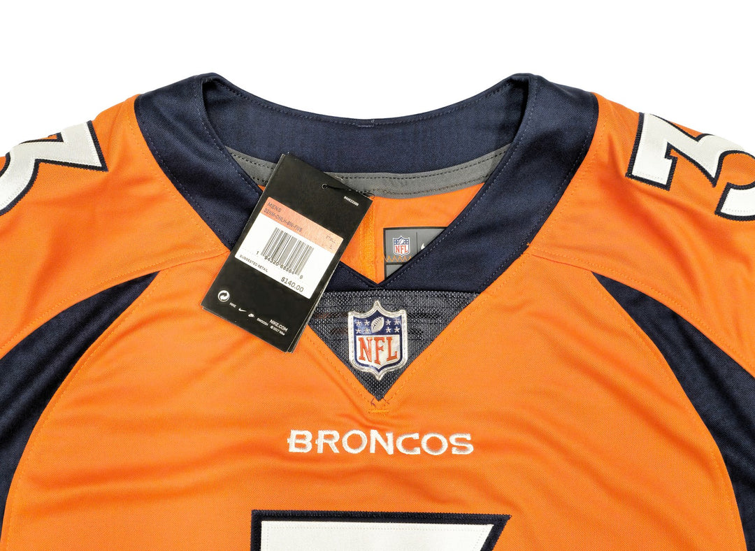 Denver Broncos Russell Wilson Signed Orange Nike Limited Jersey Size L Fanatics