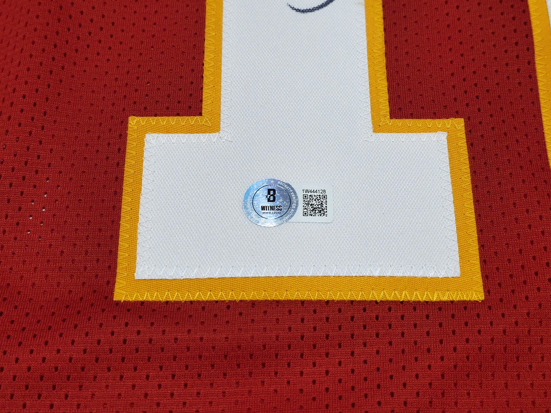 Kansas City Chiefs Tyreek Hill Signed Red Jersey Beckett Witness