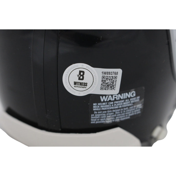 Deion Sanders Signed Atlanta Flacons VSR4 TB Mini Helmet BAS 45408