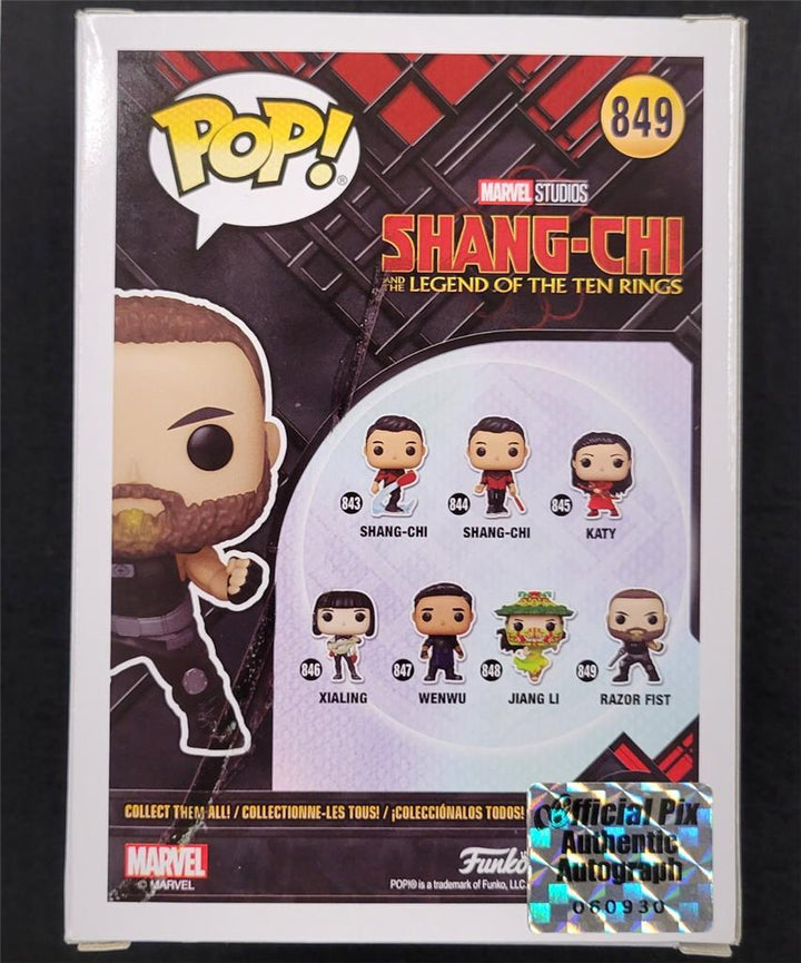 Florian Munteanu signed Razor Fist Funko Pop! Figure autograph ~ Official Pix