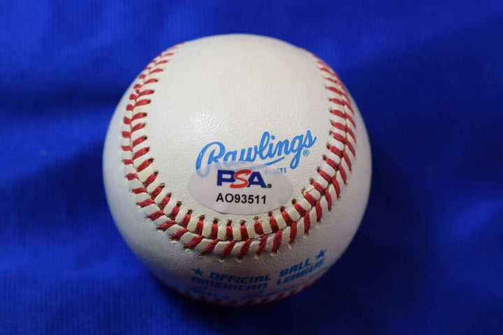 Nolan Ryan PSA DNA Autographed American League Signed Baseball