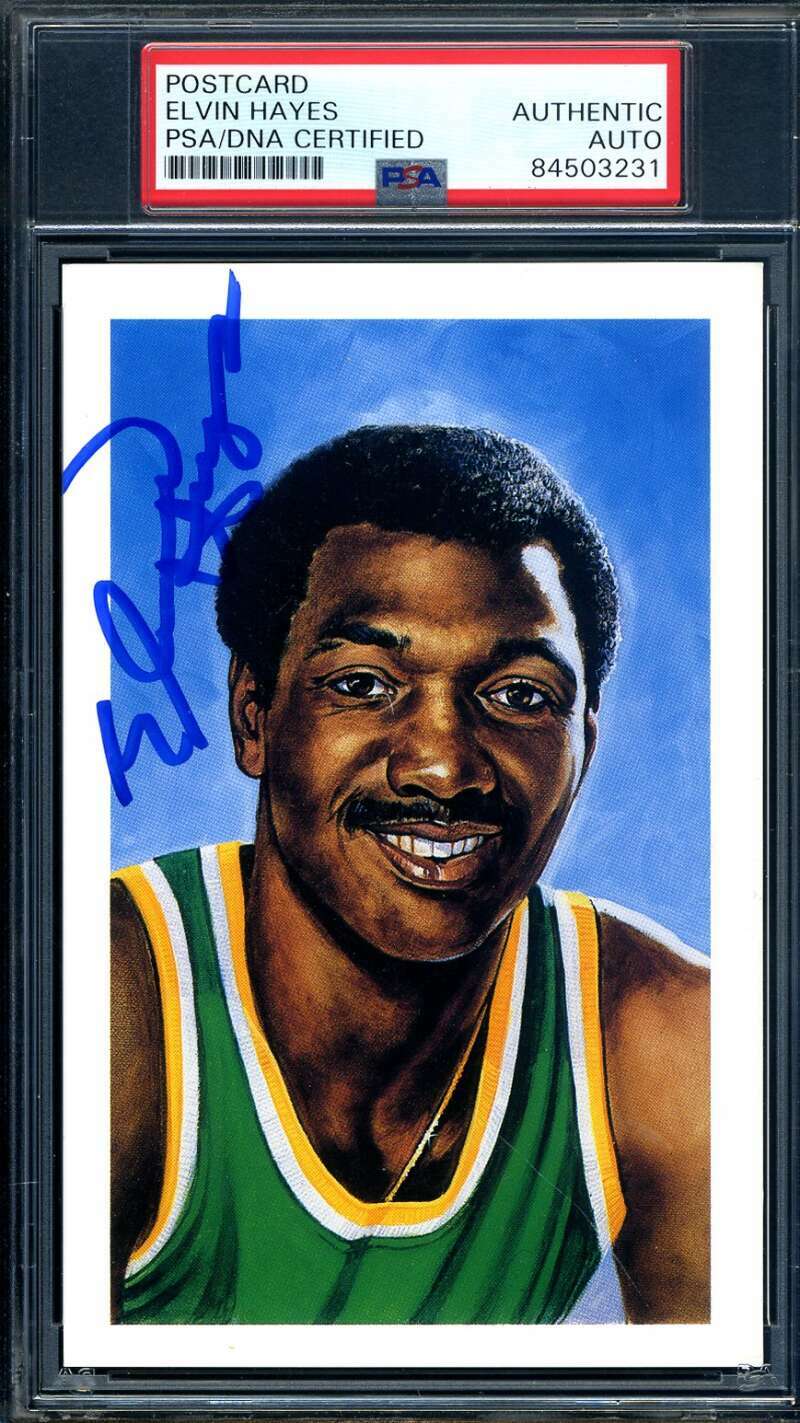 Elvin Hayes PSA DNA Coa Signed 1992 Center Court Autograph