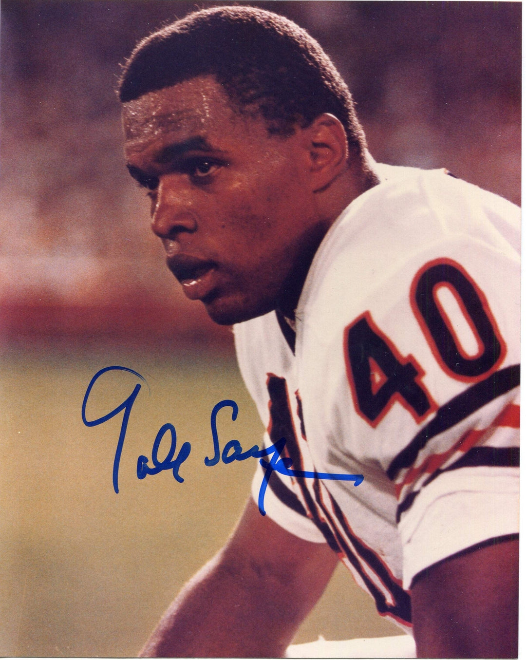 Gale Sayers Autographed 8x10 Football Photo
