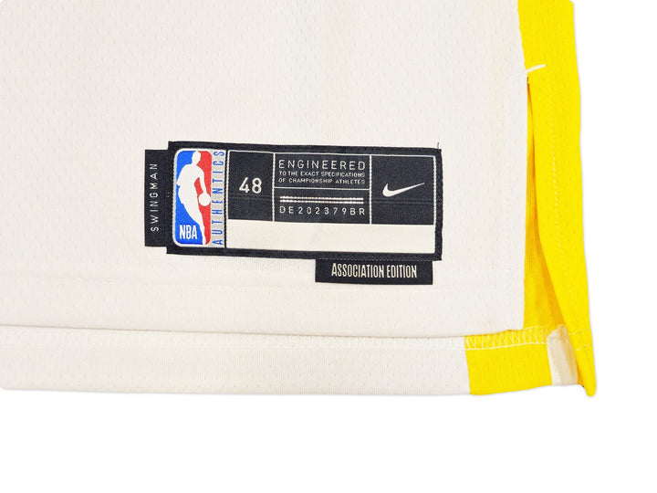 Warriors Stephen Curry Auto White Nike Swingman Association Edt Jersey Sz 48 JSA
