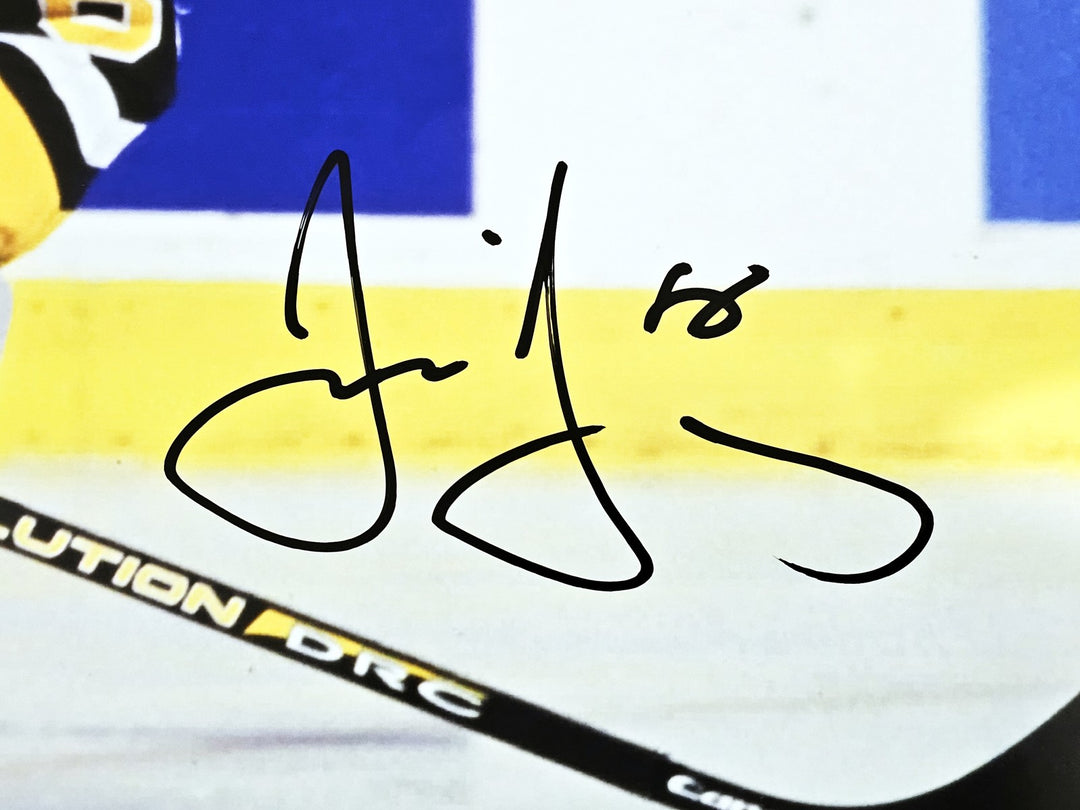 Jaromir Jagr Autographed Signed 16x20 Photo Pittsburgh Penguins Beckett Witness