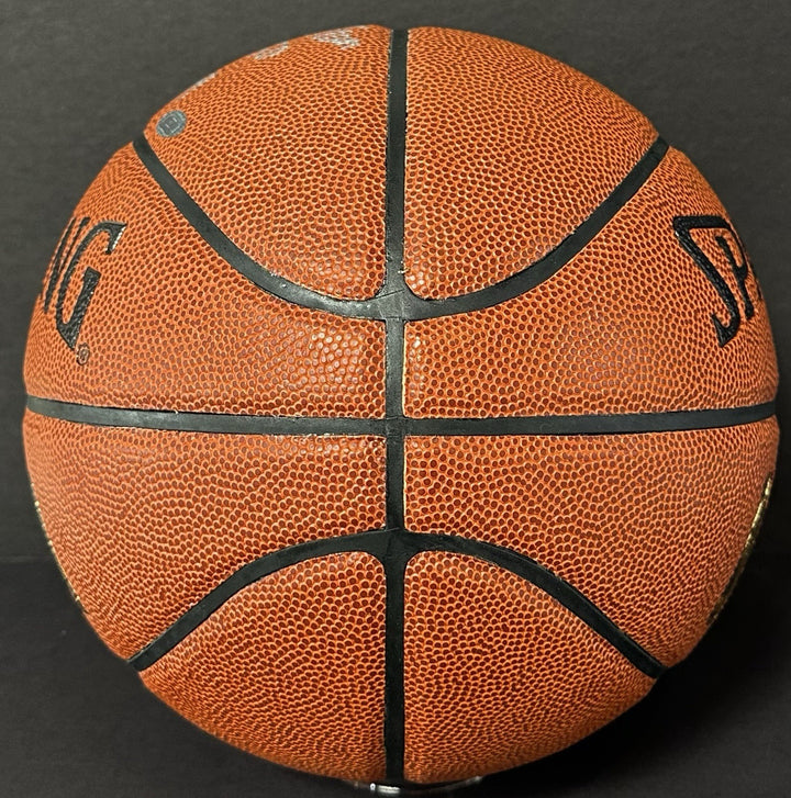 David Robinson Signed Spalding I/O Basketball Spurs HOF Dream Team Auto Steiner