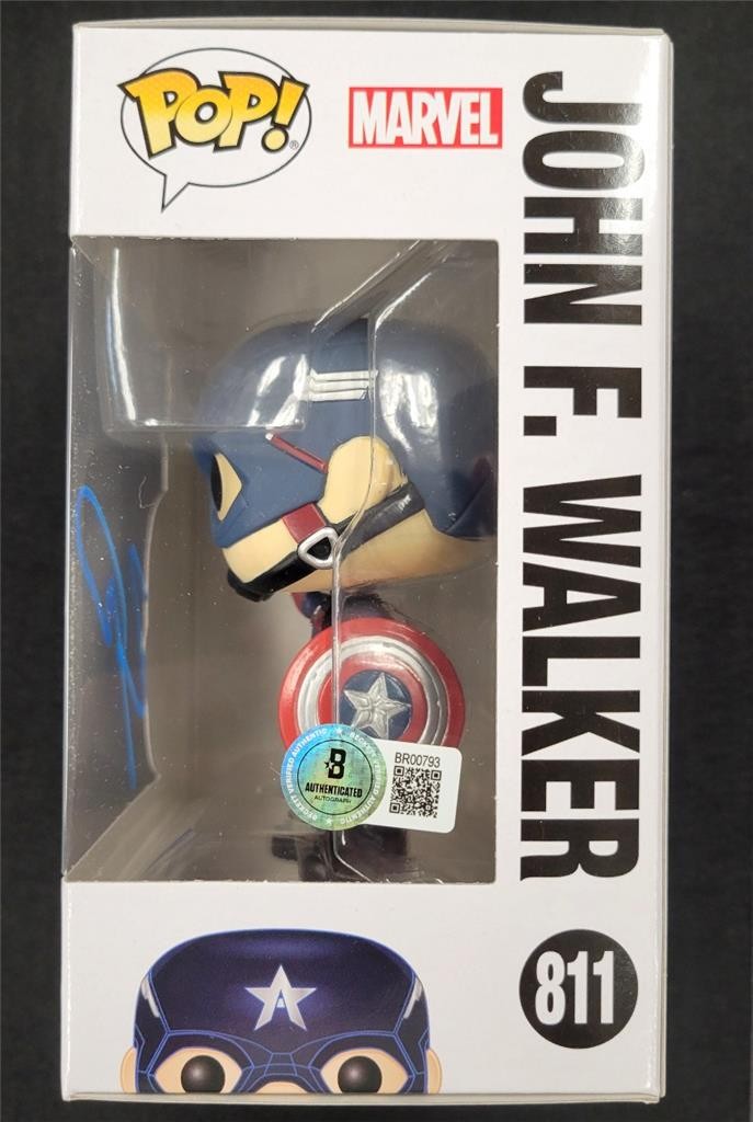 Wyatt Russell signed John F Walker Funko Pop! 811 autograph (B) Beckett BAS