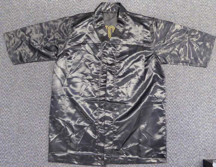 Floyd Mayweather Jr. Signed Black Boxing Robe Beckett BAS