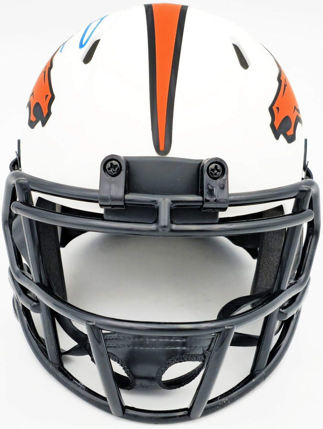 Russell Wilson Auto Broncos Lunar Eclipse White Speed Mini Helmet Fanatics Holo