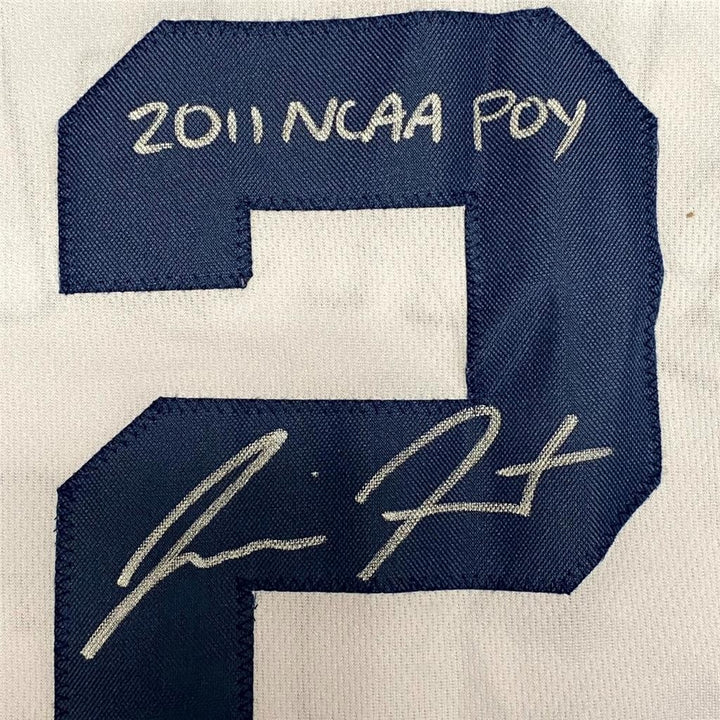 Jimmer Fredette signed inscribed "2011 NCAA POY" BYU Jersey autograph ~ JSA