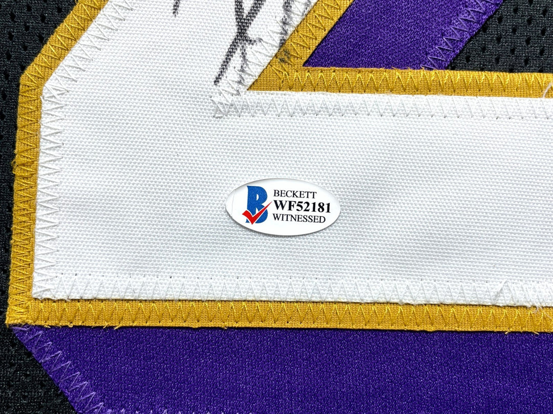 Ray Lewis Autographed Baltimore Ravens Jersey Framed BAS Signed Memorabilia