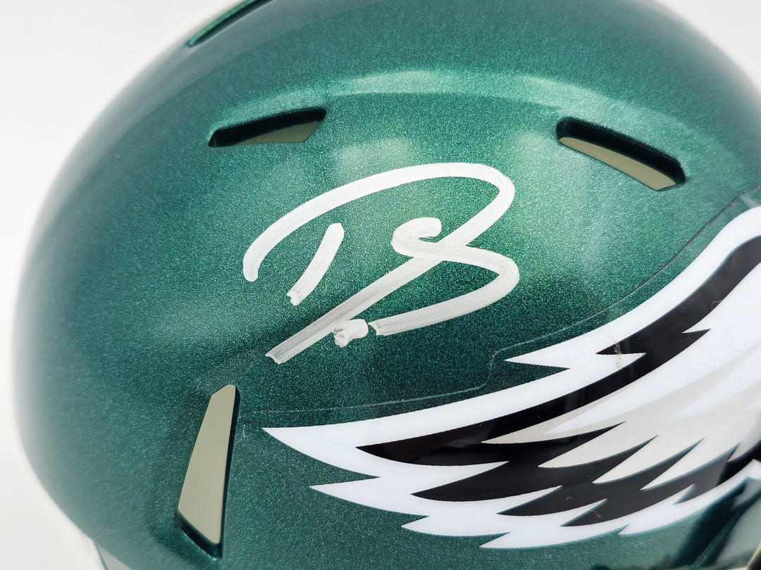 Darius Slay Jr. Signed Philadelphia Eagles Green Speed Mini Helmet Beckett Wit