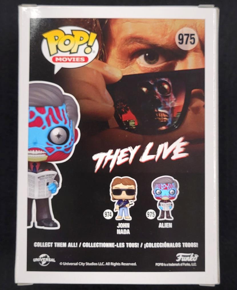 Alan Howarth signed Alien Funko Pop! #975 They Live Inscription autograph ~ BAS