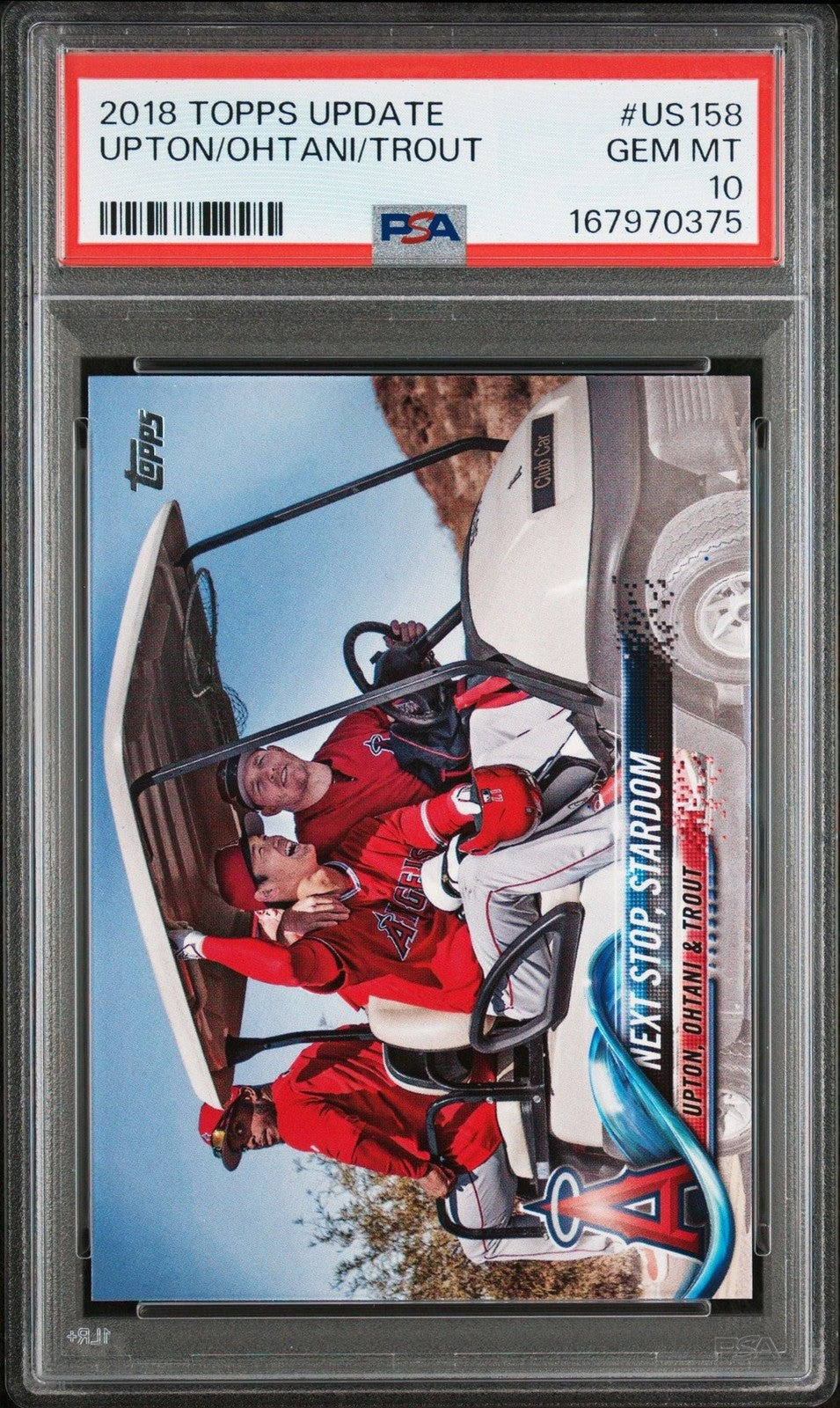 Graded 2018 Topps Update Shohei Ohtani #US158 Rookie Card PSA 10
