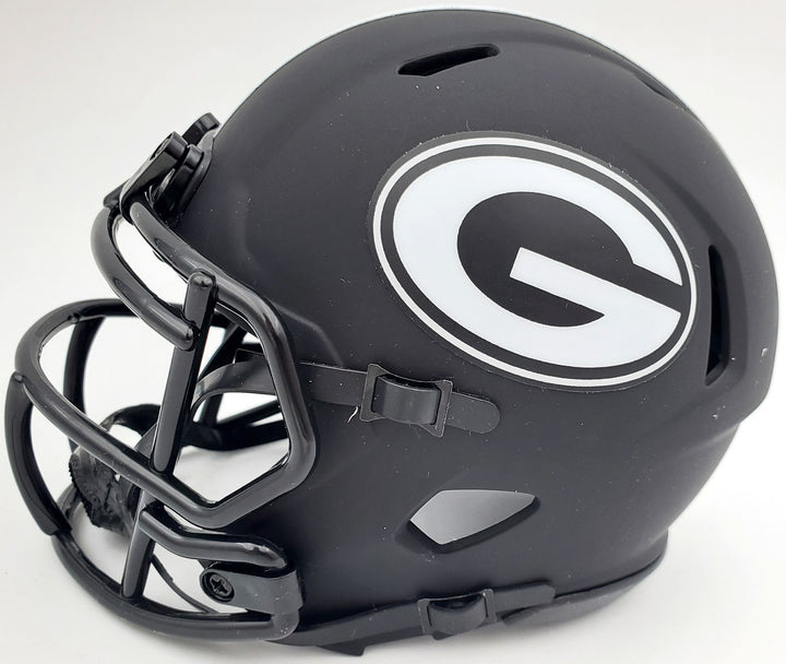 Herschel Walker Signed Georgia Bulldogs Eclipse Black Speed Mini Helmet Beckett