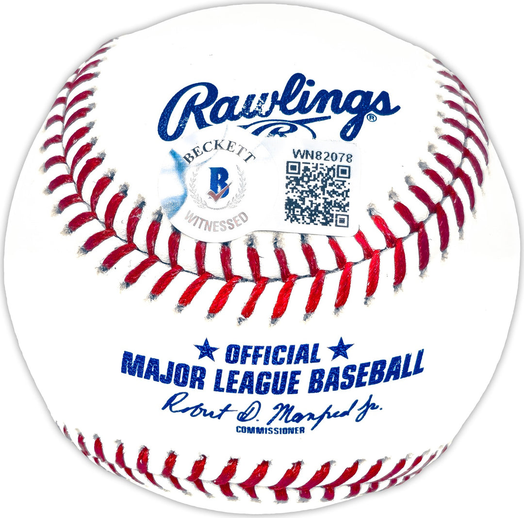 Walker Buehler Signed Official MLB Baseball Dodgers, Red Sox Beckett BAS QR