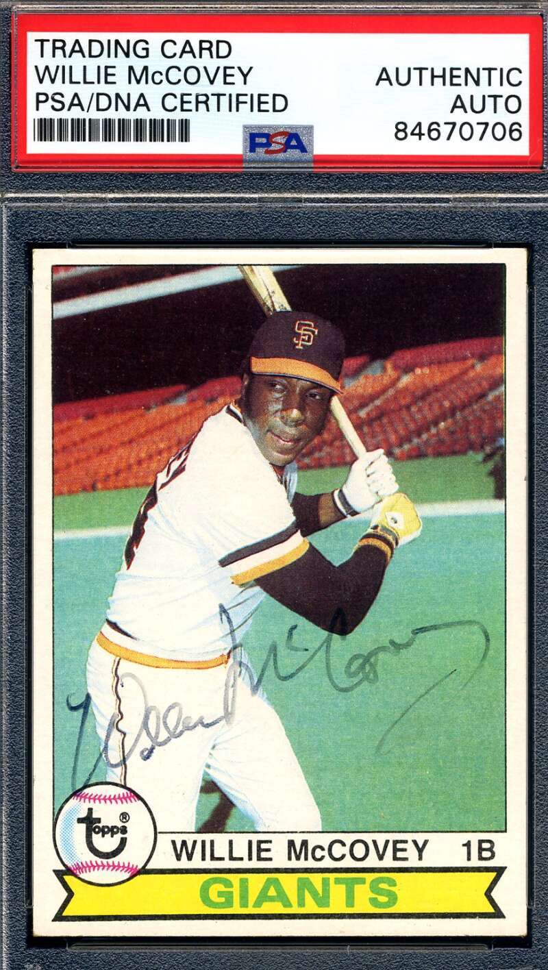 Willie McCovey PSA DNA Signed 1979 Topps Autograph