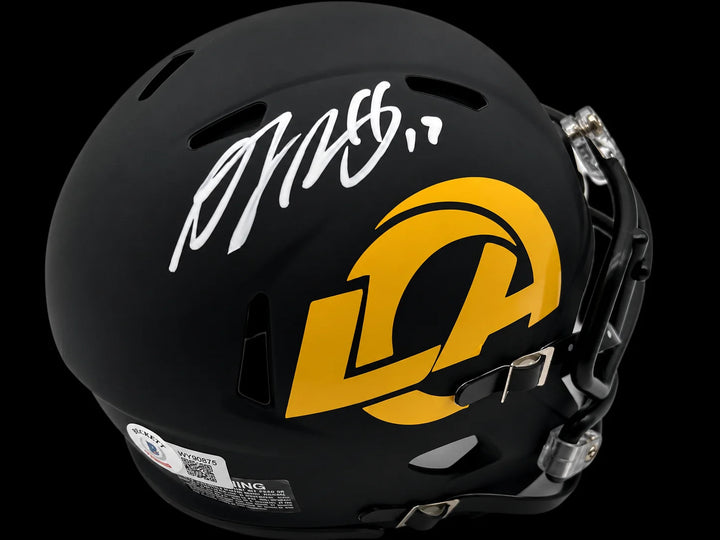 Davante Adams Signed Mini Helmet BAS Autographed Los Angeles Rams