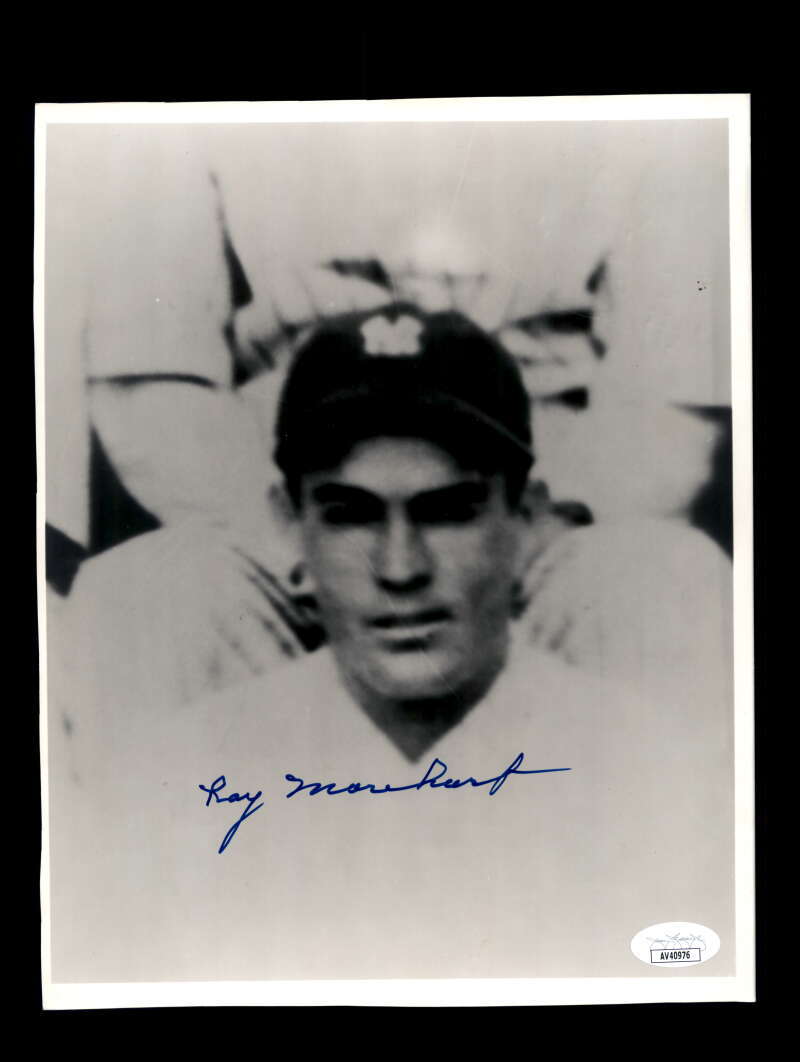 Ray Morehart JSA Cert Signed  8x10 Photo Autograph Yankees