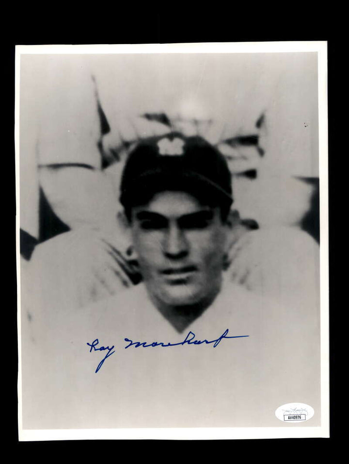 Ray Morehart JSA Cert Signed  8x10 Photo Autograph Yankees
