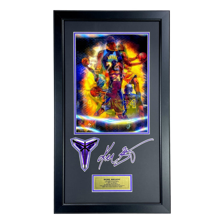 Kobe Bryant Custom Framed 3D Photo Collage Los Angeles Lakers Un Signed