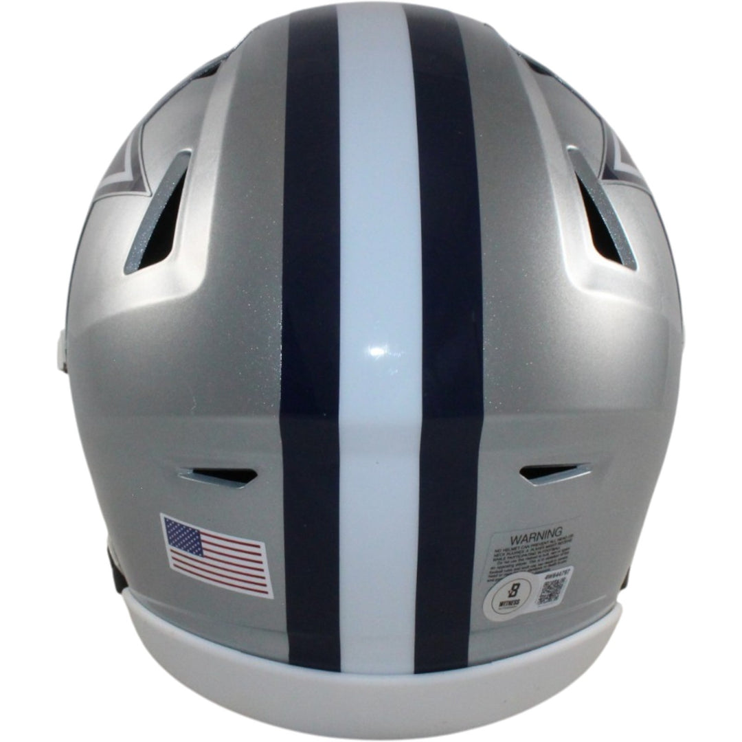 Michael Irvin Autographed Dallas Cowboys Mid-Size Midi Helmet Beckett 56341