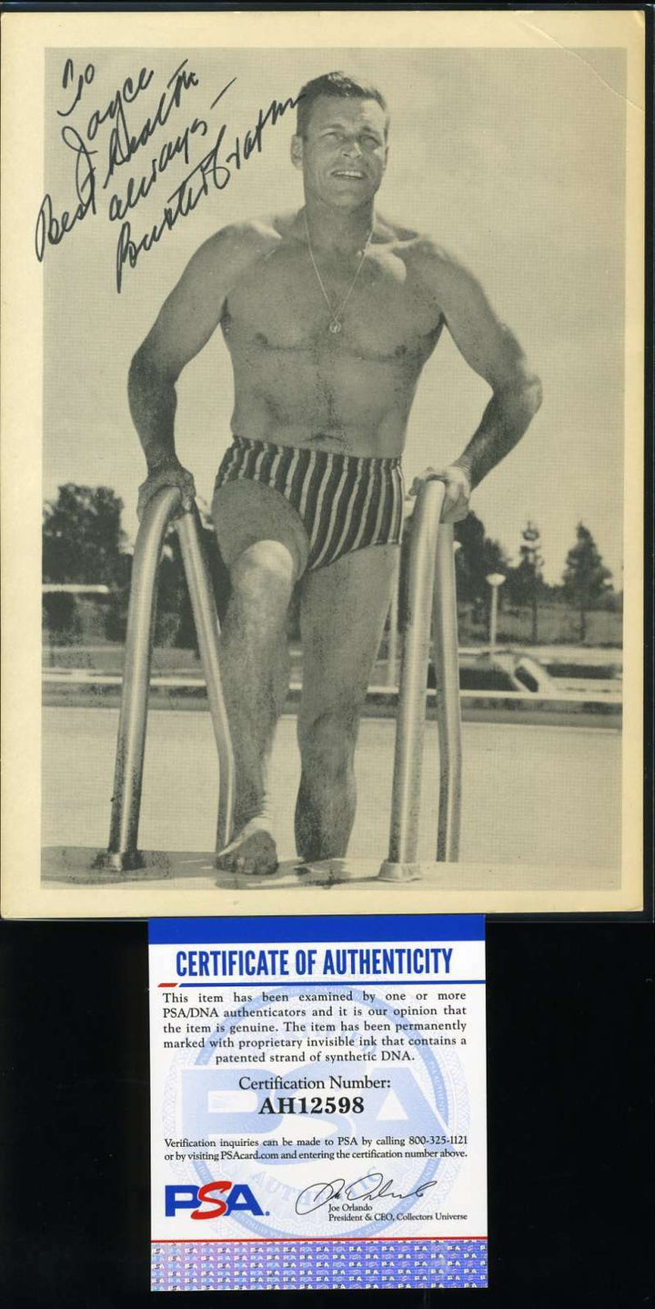 Buster Crabbe PSA DNA Coa Hand Signed 5x7 Photo Autograph
