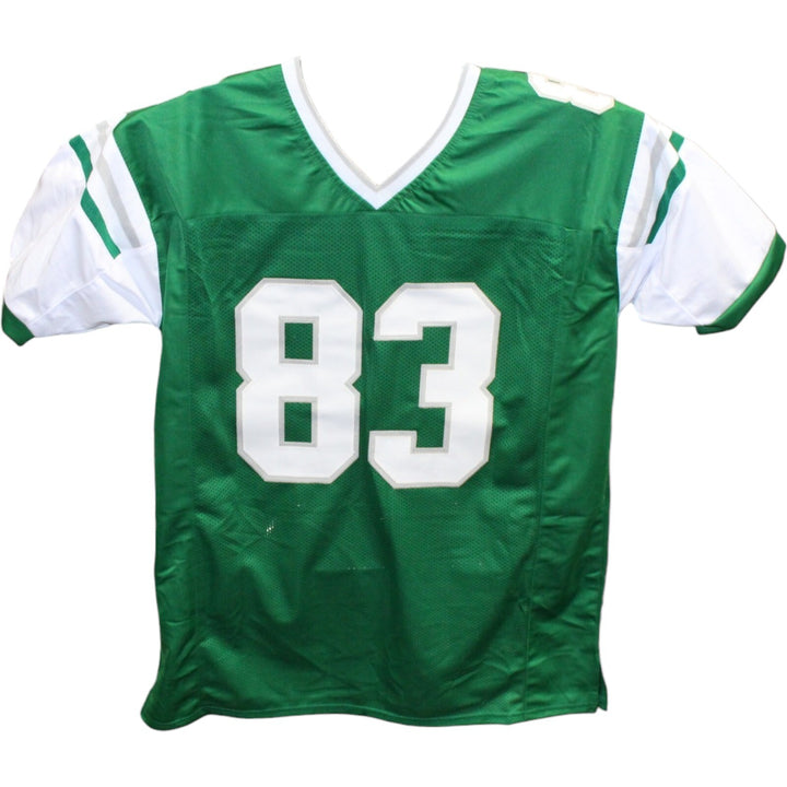 Vince Papale Autographed/Signed Pro Style Green Jersey Beckett 41169
