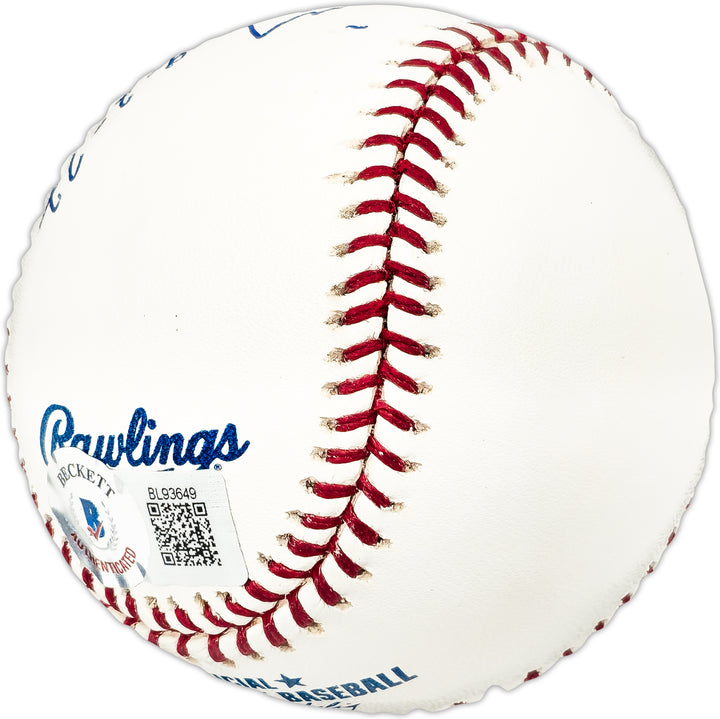 Bruce Froemming Autographed MLB Baseball Umpire Beckett BL93649